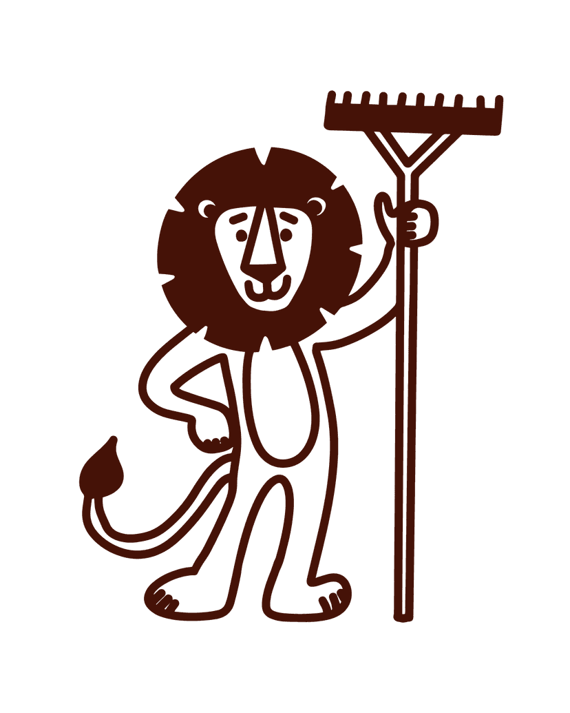 Lion animation for Establishing partnerships with Kenyan farmers